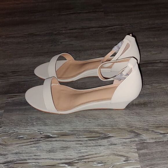 mysoft Women's Open Toe Ankle Strap Low Wedge Sandals Formal  Dress Shoes  Sz 11 - Picture 3 of 9